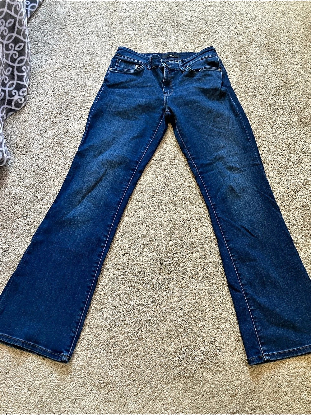 Mavi Molly Mid-Rise Classic Bootcut Jean Blue